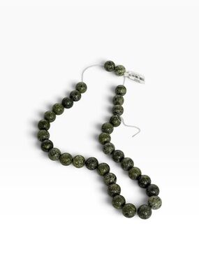 Russian jade round 12mm strand of beads for jewelry making